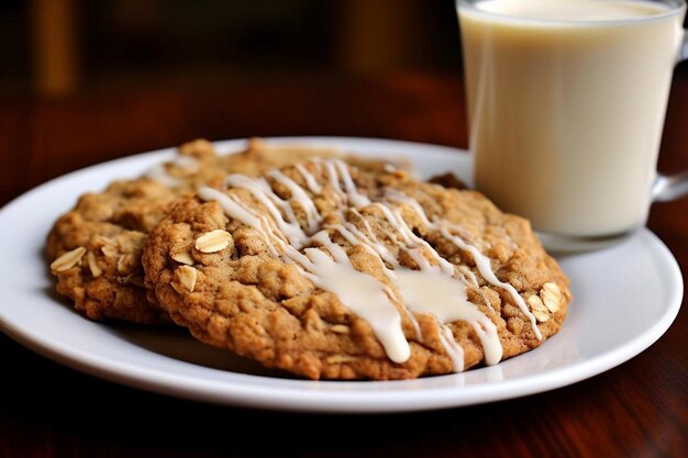 Cinnamon Roll Havermout Cookie Bliss