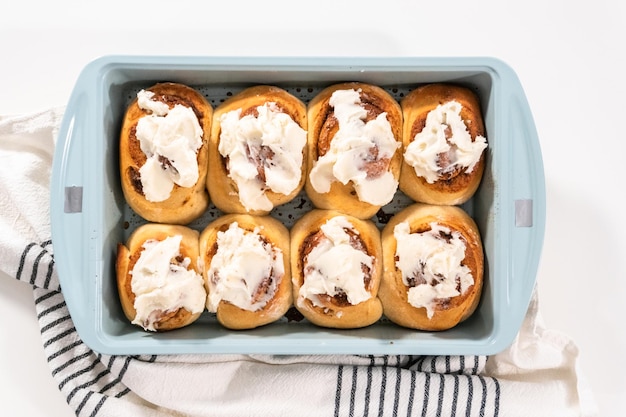 Photo cinnamon rolls