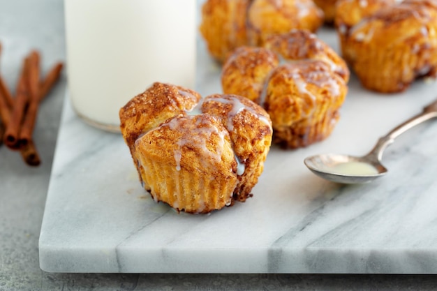 Cinnamon sugar monkey bread muffins