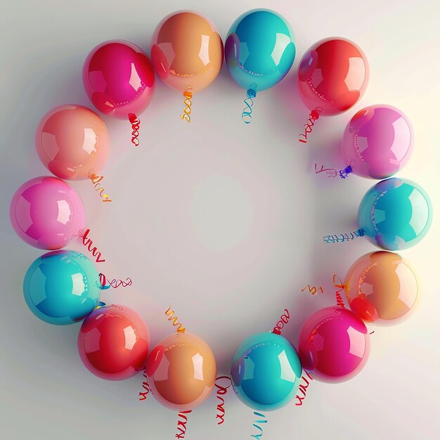 a circle of colorful balls with the word quot 2010 quot on it