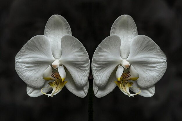 Foto circolo di orchidee