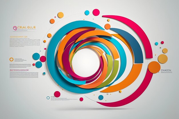 Circle group template can use for business concept