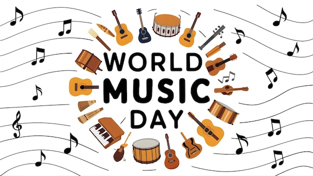 a circle of music with a circle of music in the middle