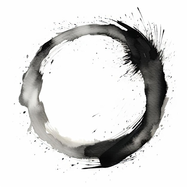 a circle with a black circle in the middle