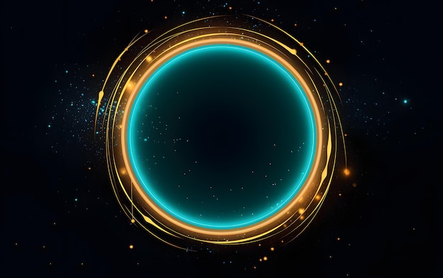 青い円とその上にライトという文字が描かれた円