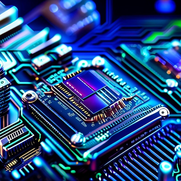 Circuit board background