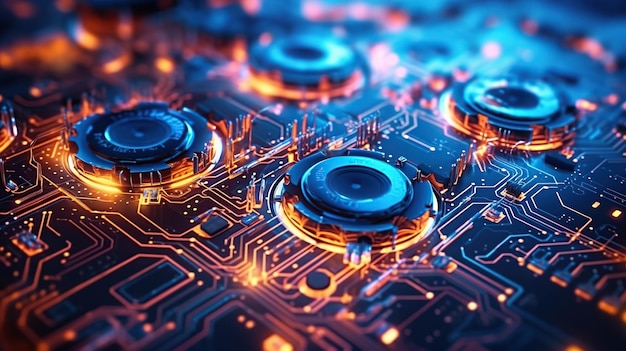 circuit board background