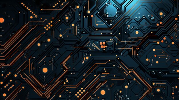 Photo circuit board background