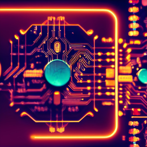 Circuit board background