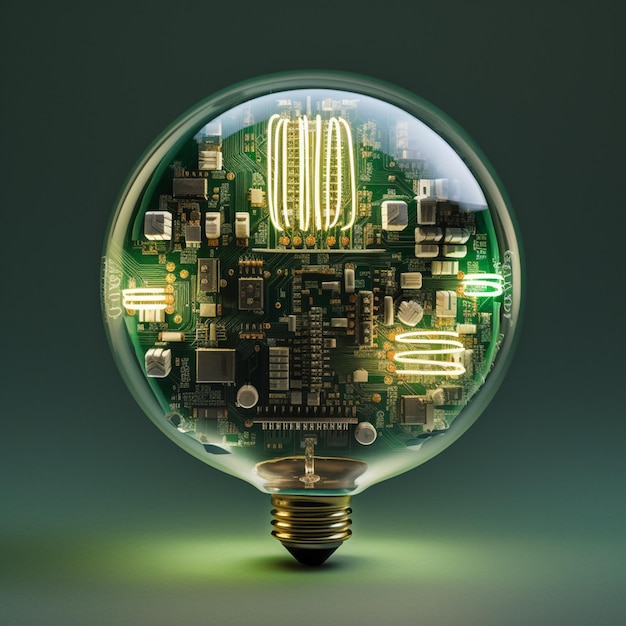 Photo circuit board bulb