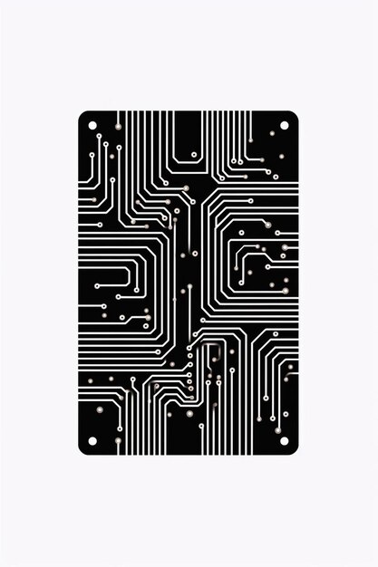 Photo circuit board icon vector