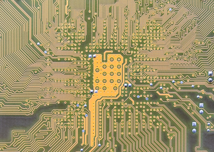 Photo コンピューターに統合された回路基板