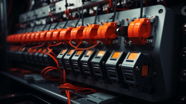 Photo circuit breakers with a electrical switchboard