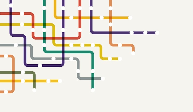 Circuit connect lines and dots Network technology and Connection concept Decentralized network nodes connections