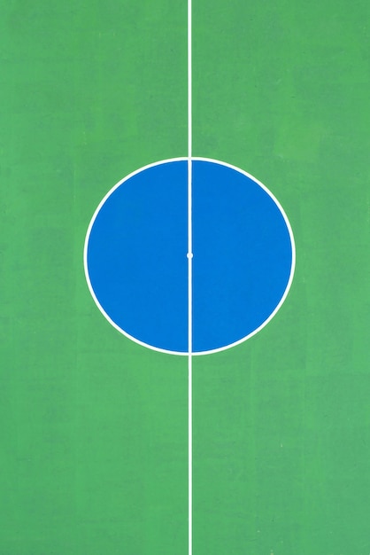 Circulaire lijn van voetbalveld