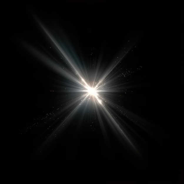 circular abstract light flare