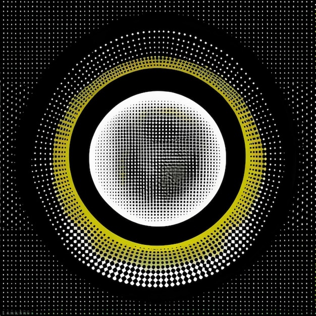 Circular halftone dots vector background