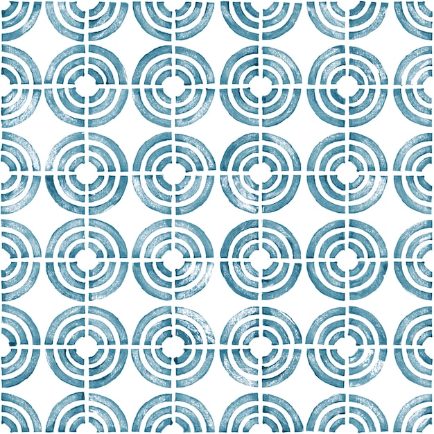 Photo circular motif design made by hand with the stamp technique