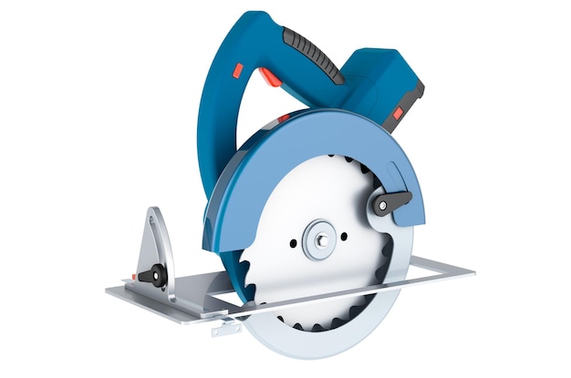 Circular saw 3D rendering