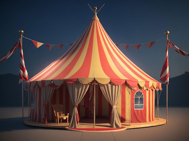 circus tent background