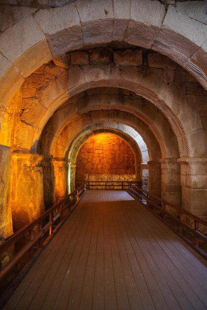 Cistern in andriake ancient city in demre antalya turkiye