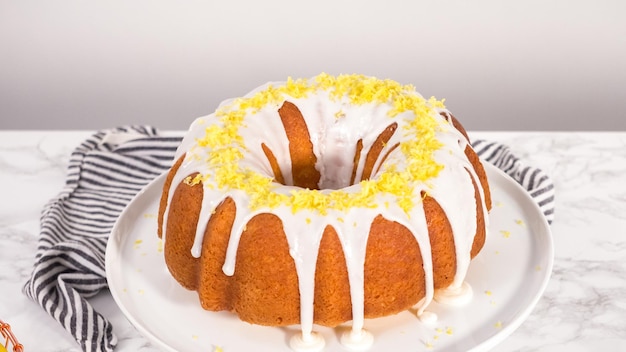 Foto citroen bundt cake