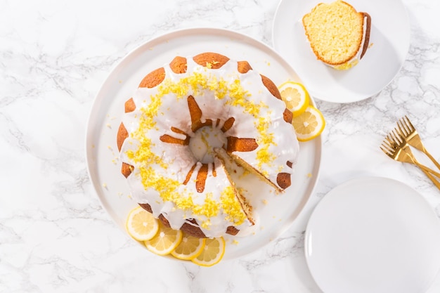 Citroen bundt cake