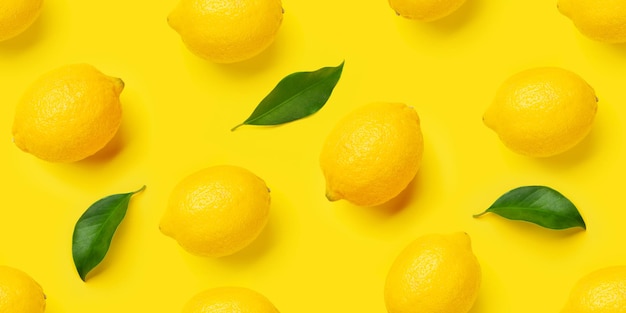 Citroen citrus naadloze achtergrond textuur