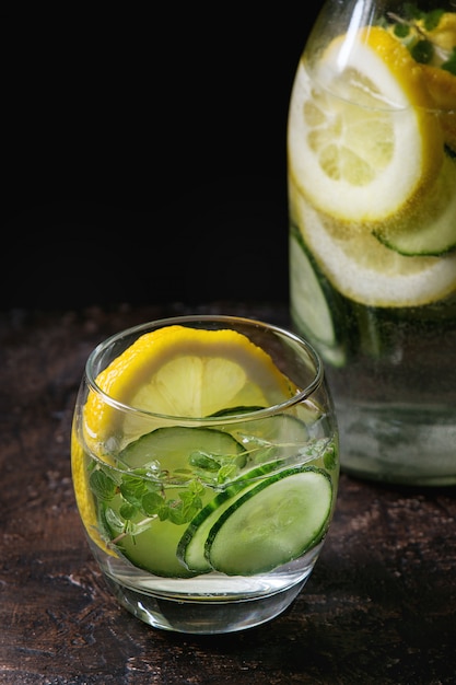 Citrus cucumber sassy water