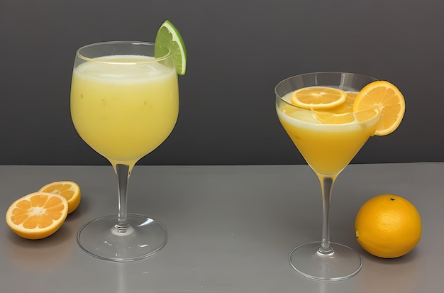 Citrus Delight in a Glass