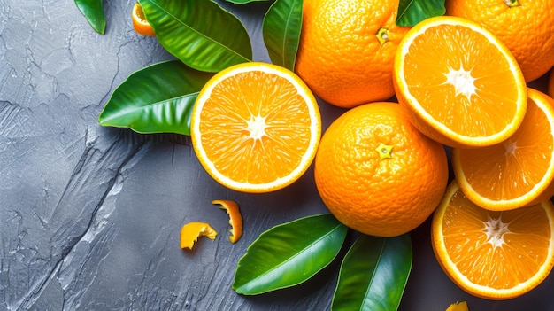 Citrus essence druppels glinsteren fluisteren van de levendige smaak en verjongende frisheid van sinaasappelsap