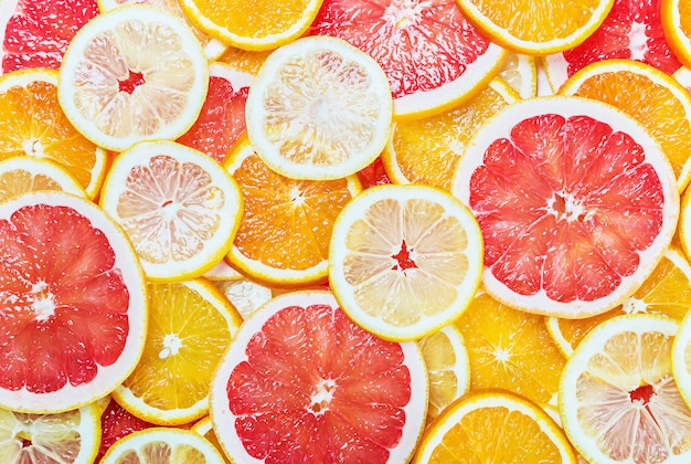 Citrus-fruit of fresh fruit slices