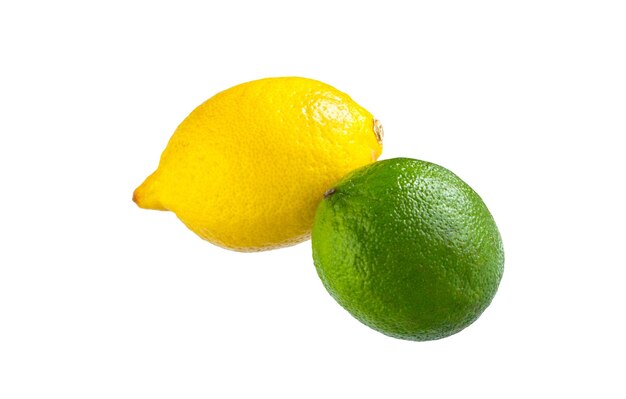 Photo citrus fruit lemon lime