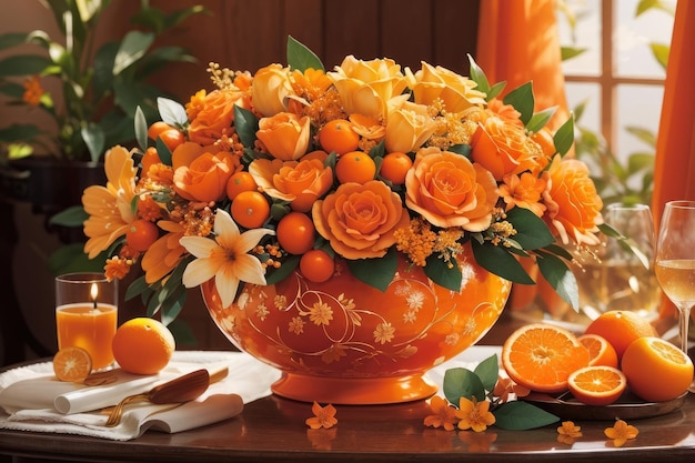Citrus Harmony A Mesmerizing Orange Symphony