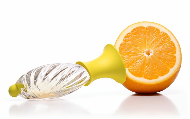 Photo citrus juice extractor isolated on transparent background