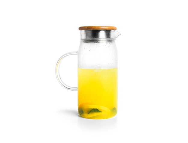 Citrus lemonade isolated on a white background