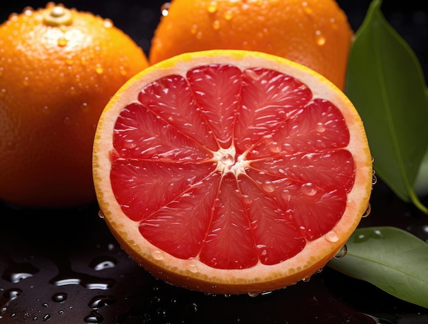 Citrus met rode sinaasappel van dichtbij