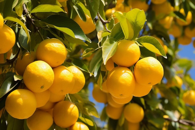 Citrus Paradise Sunny Yellow Lemon Best Lemon image photography