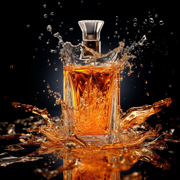 Citrus Radiance Crystal Clear Elegance in the Symphony of Orange Perfume