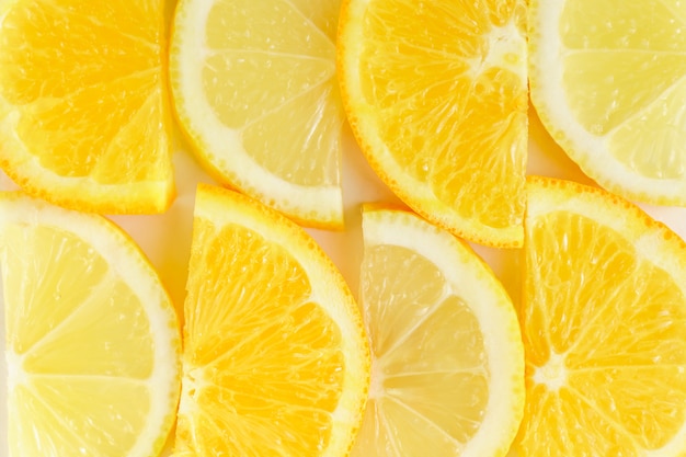 Citrus slice, oranges and lemons ibackground