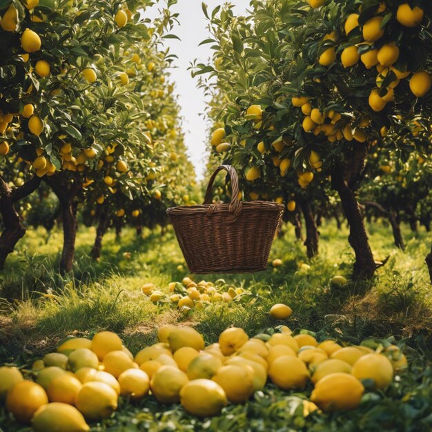 Citrus symphony harvesting the sunshine fruit