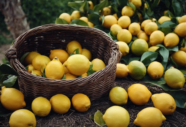 Foto sinfonia degli agrumi una raccolta di limoni estravaganza