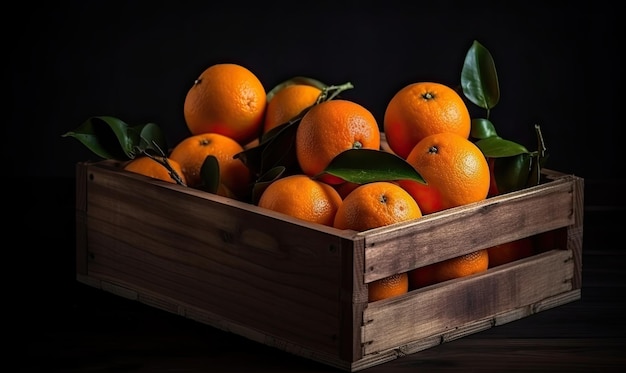 Citrusy mandarins on display at the local farmer's market designe