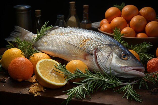 Citrusy sea bream fragrant rosemary a coastal culinary journey unfolds