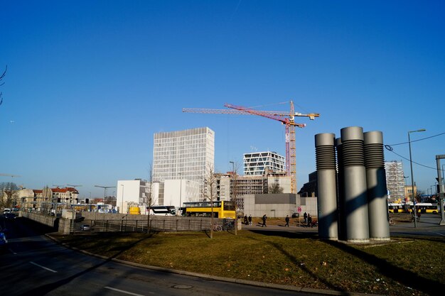 Foto città contro un cielo limpido