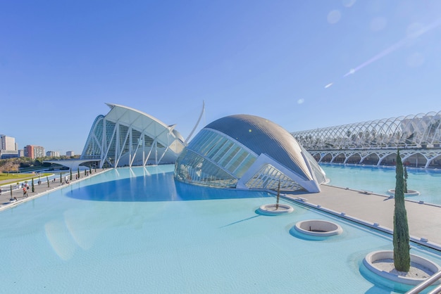 City of arts and sciences, Valencia, Spain.