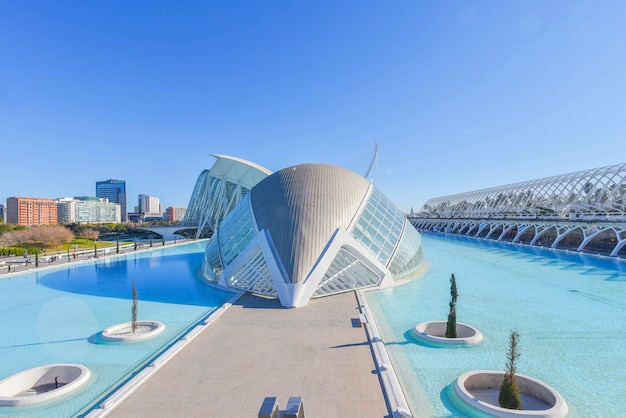 City of arts and sciences, Valencia, Spain.
