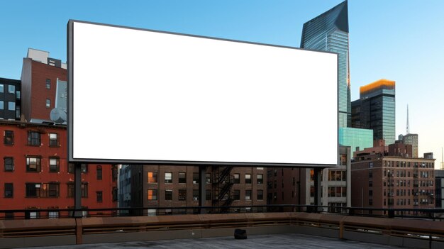 City billboard mockup Outdoor advertising mockup advertising display