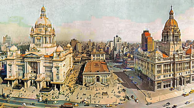 Photo the city of buenos aires argentina ca 1930