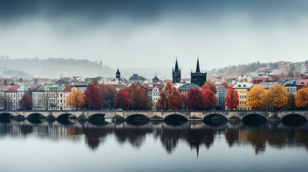 a city by the river